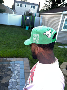 22 Mint Green Suede SnapBack