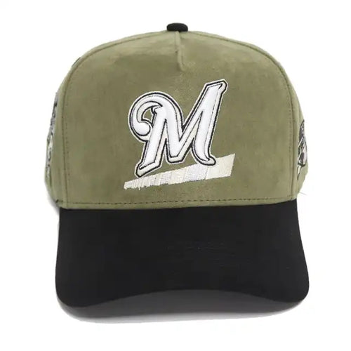 22 Moto Olive/ Black “World Is Yours” SnapBack