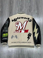 Load image into Gallery viewer, Motowerx Official “Supreme Bike Lifestyle” Varsity Jacket