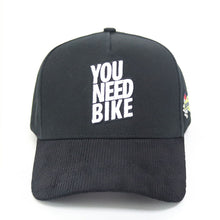 Load image into Gallery viewer, 22 Moto “You Need Bike” Black Corduroy SnapBack