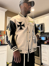 Load image into Gallery viewer, Motowerx Official “Supreme Bike Lifestyle” Varsity Jacket