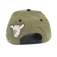 Load image into Gallery viewer, 22 Moto Olive/ Black “World Is Yours” SnapBack