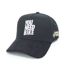 Load image into Gallery viewer, 22 Moto “You Need Bike” Black Corduroy SnapBack