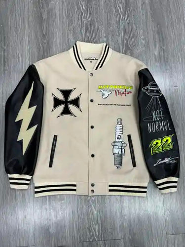 Motowerx Official “Supreme Bike Lifestyle” Varsity Jacket