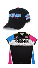 Load image into Gallery viewer, 22 C - “Werner Racing” Official Daytona 200 RaceTeam Hat &amp; Crew Shirt